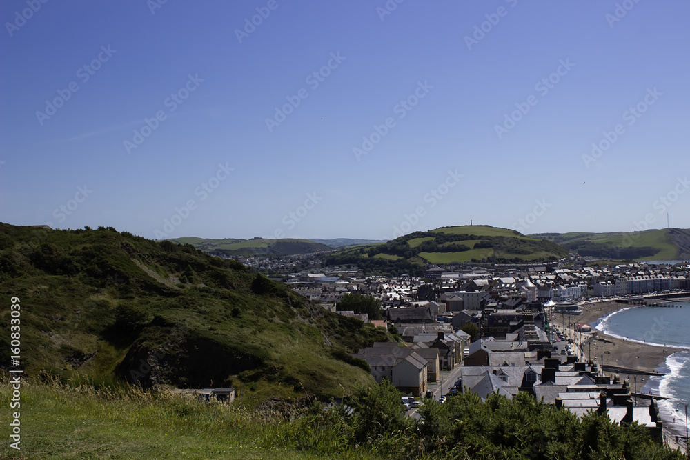  magnificent view on Aberystwyth town