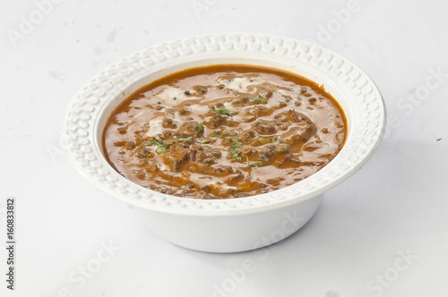 Dal Makhani in white bowl