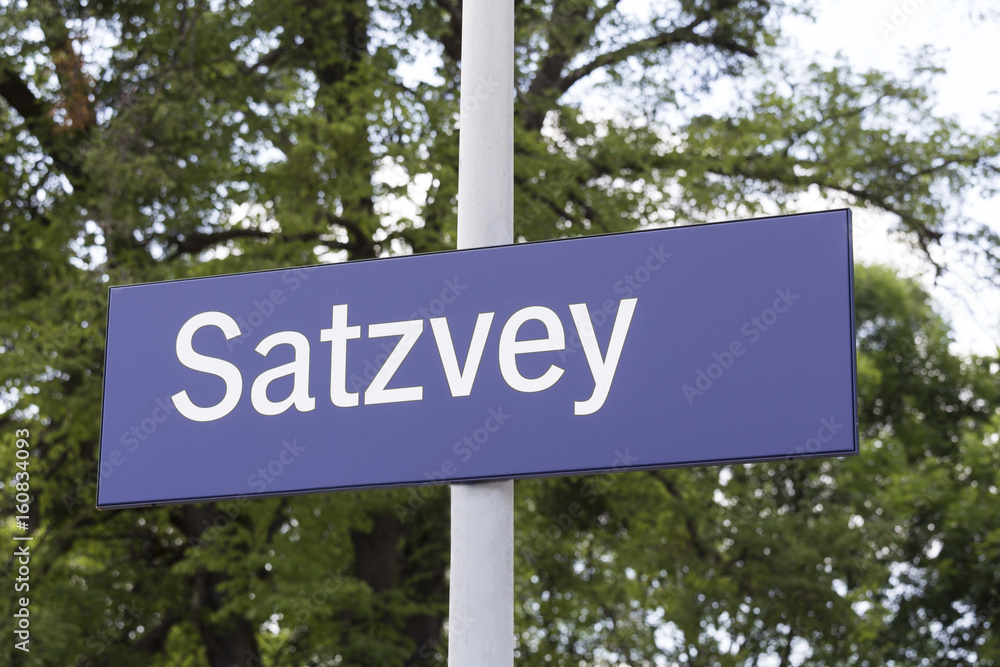 satzvey village sign germany