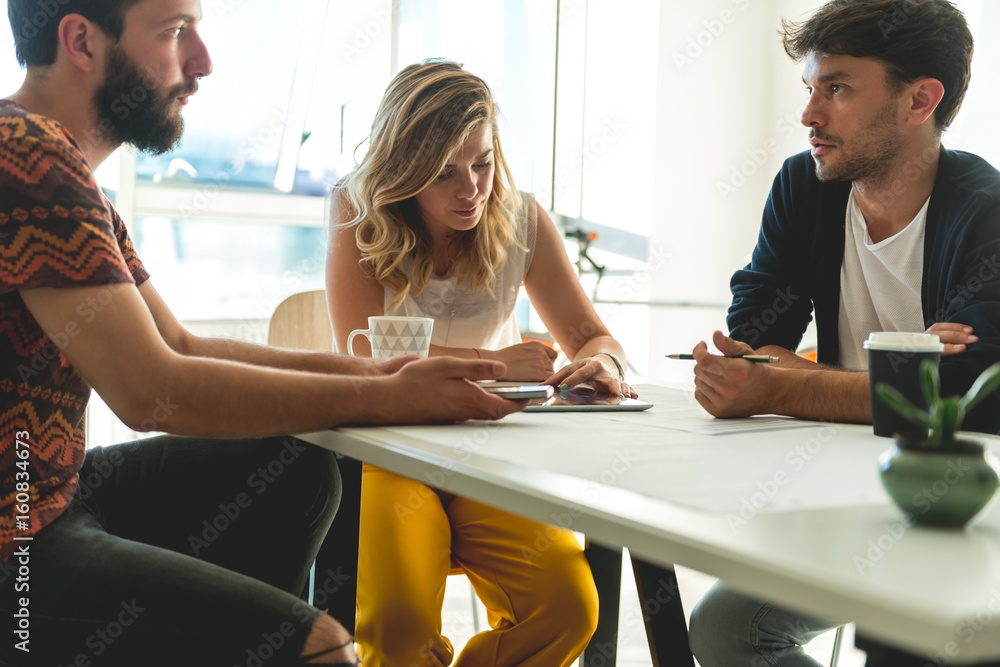 Fototapeta premium Working day in office
