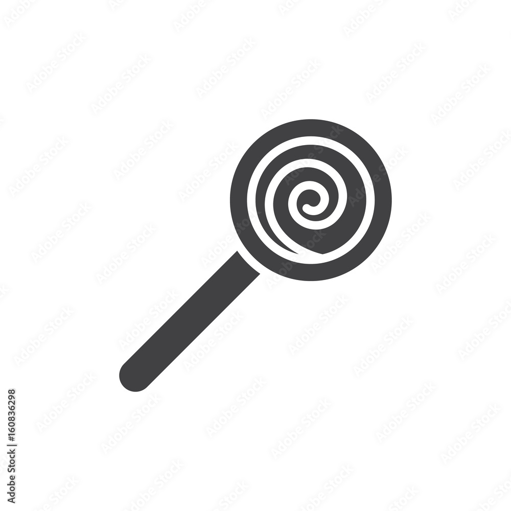 Lollipop icon vector, filled flat sign, solid pictogram isolated on white. Symbol, logo illustration. Pixel perfect Lollipop icon vector, filled flat sign, solid pictogram isolated on white. Symbol, logo illustration. Pixel perfect