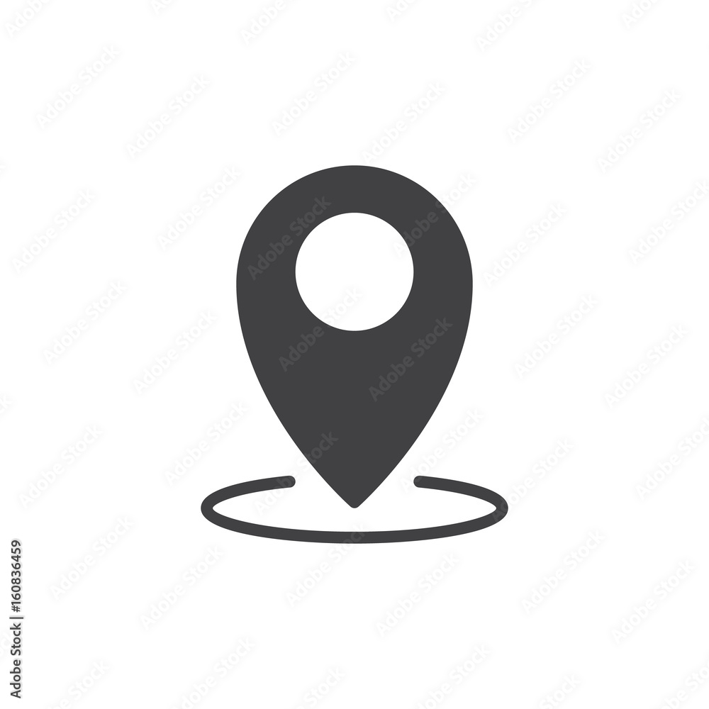 Location pin icon vector, Map pointer filled flat sign, solid pictogram isolated on white. Symbol, logo illustration. Pixel perfect Location pin icon vector, Map pointer filled flat sign, solid pictogram isolated on white. Symbol, logo illustration. Pixel perfect