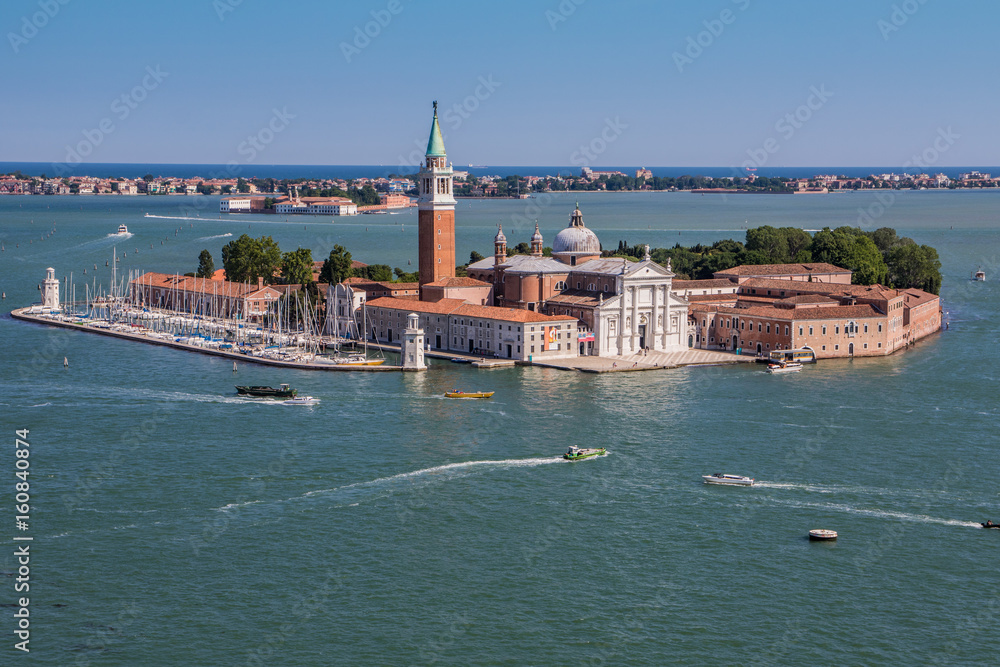 Venedig San Giorgio maggiore von oben