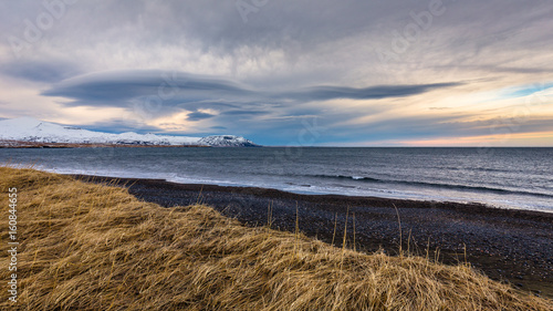 Storm clouds gathering over the Snaefellsnes peninsula, Iceland