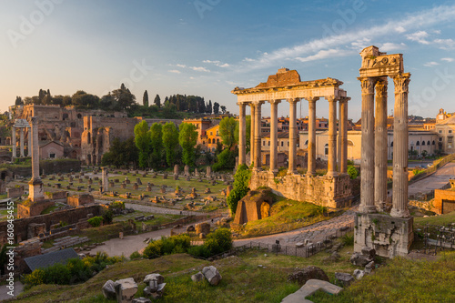 The Forum Romanum in early morning light