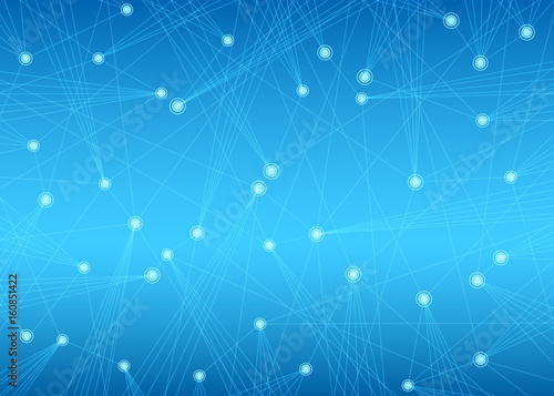 Connected lines and dots