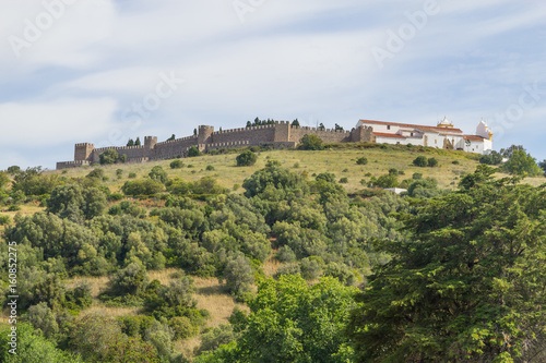 Castle and Igreja Matriz church in Santiago do Cacem