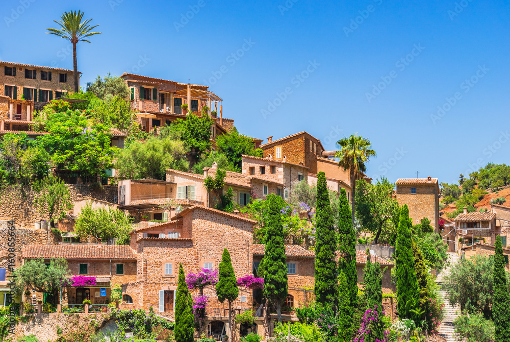Mallorca Dorf Deia Spanien Balearen Insel 