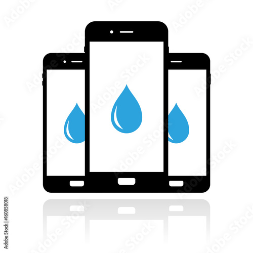 Smartphone Banner - Tropfen - Wasser