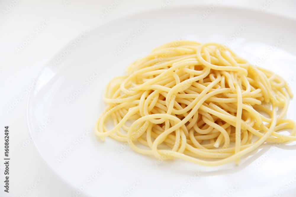 Spaghetti noodle isolated in white background Spaghetti noodle isolated in white background
