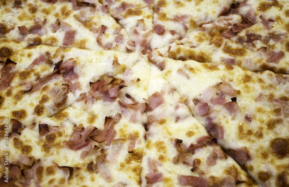 Pizza bacon and cheese Pizza bacon and cheese