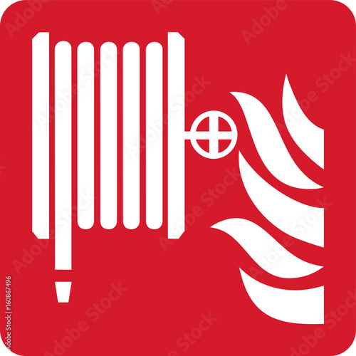 ISO 7010 F002 Fire hose reel
