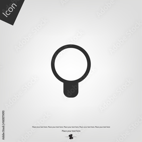 Bulb vector icon