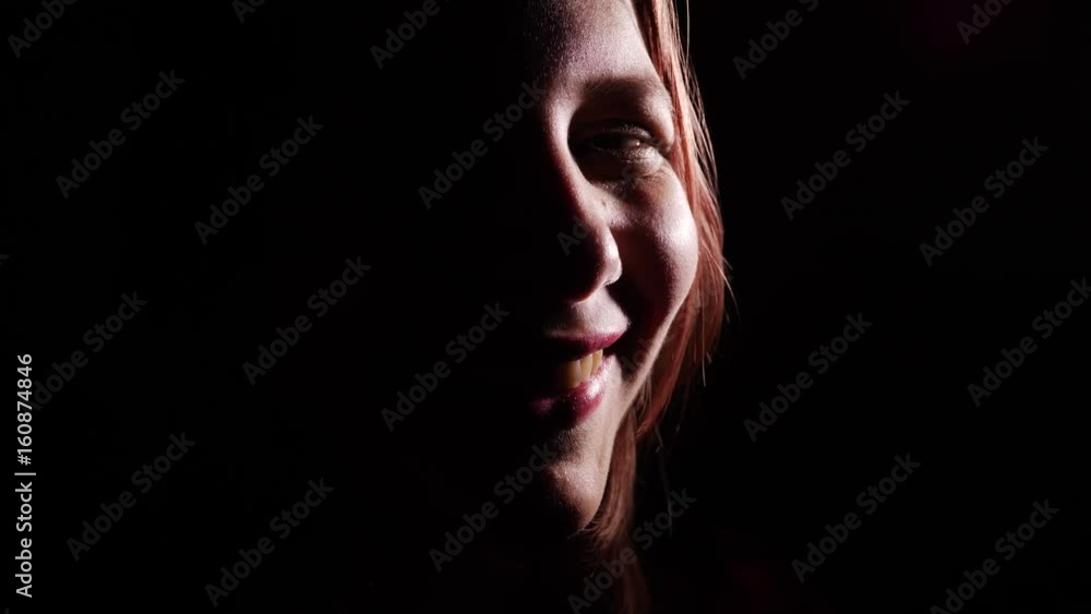 Teen girl having fun and making funny faces, 4K UHD slowmo Teen girl having fun and making funny faces, 4K UHD slowmo