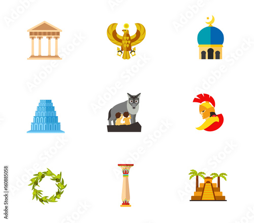 Civilization icon set