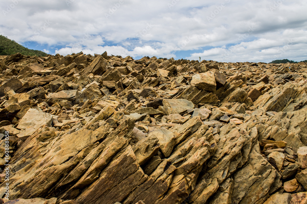 Rock shape career cliff mountain