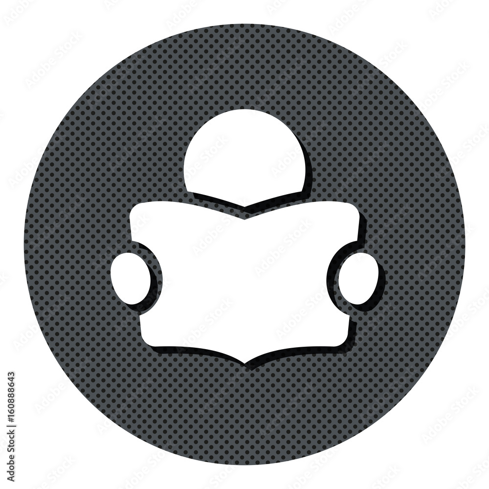 Buch lesen - Gepunkteter Button mit Symbol und Schatten Buch lesen - Gepunkteter Button mit Symbol und Schatten