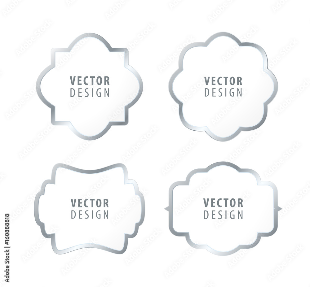 High Quality Luxury Frame on White Background . Vector Isolated Illustration High Quality Luxury Frame on White Background . Vector Isolated Illustration
