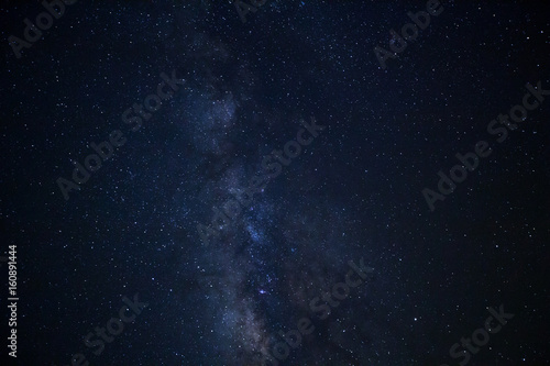 milky way galaxy at phitsanulok in thailand. Long exposure photograph.with grain © sripfoto