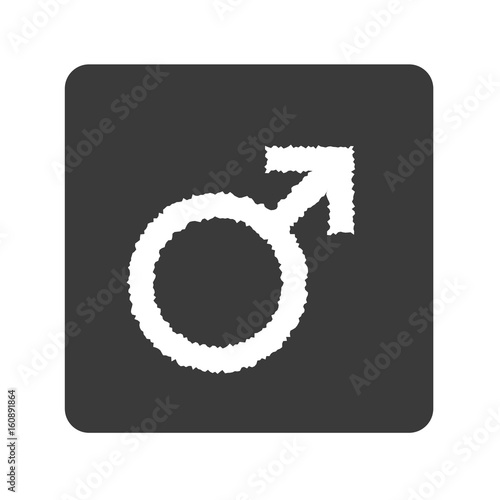 Symbol Mann - Handgezeichnet