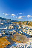 Mammoth Hot Springs terraces in Yellowstone National Park