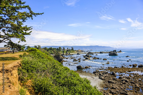 View of the Pacific coast near Crescent City, California, USA photo
