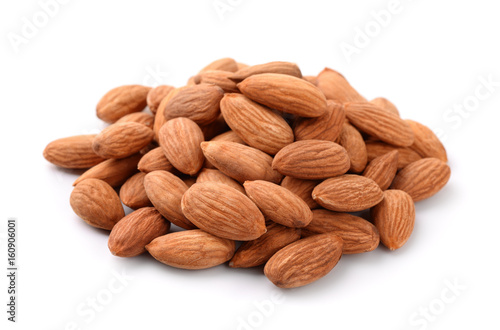 Heap of almonds