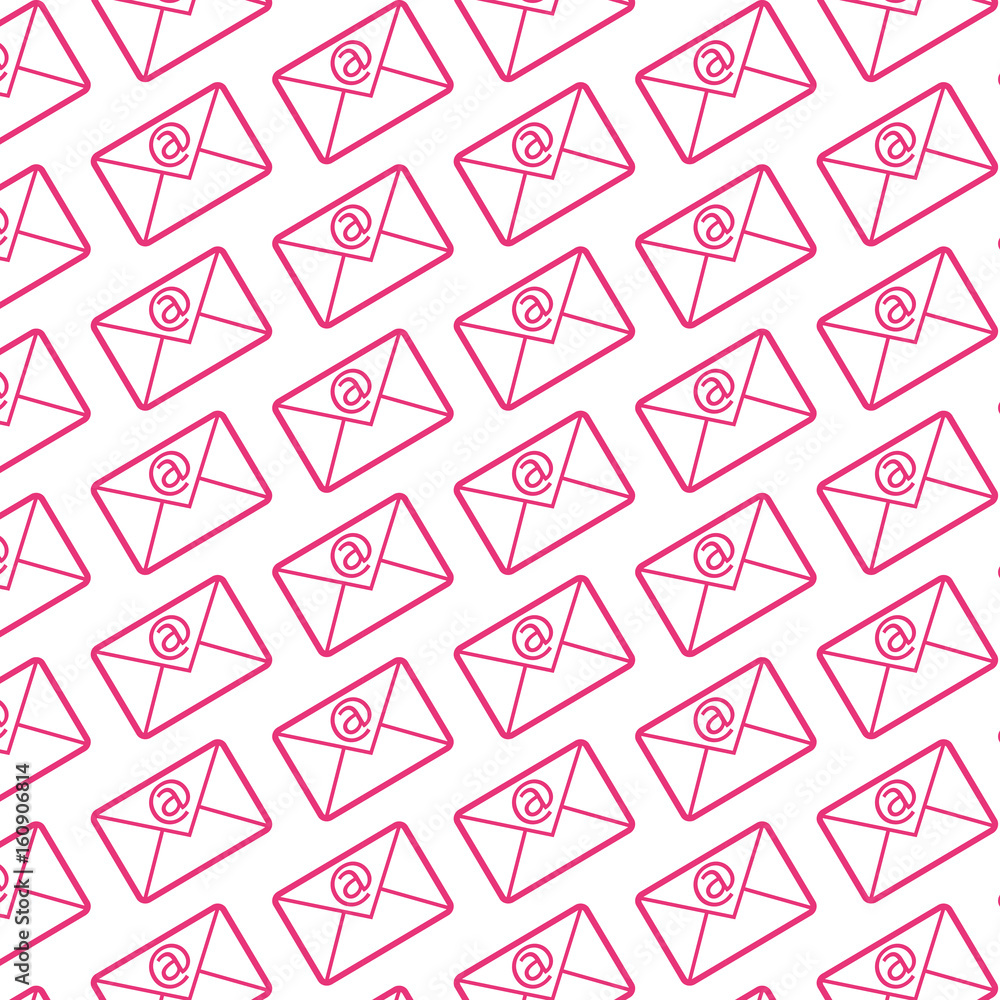 Pattern background email icon Pattern background email icon