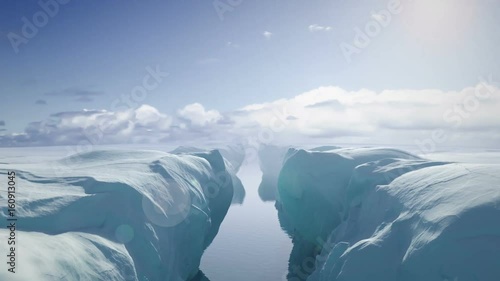 Flying Between Glaciers