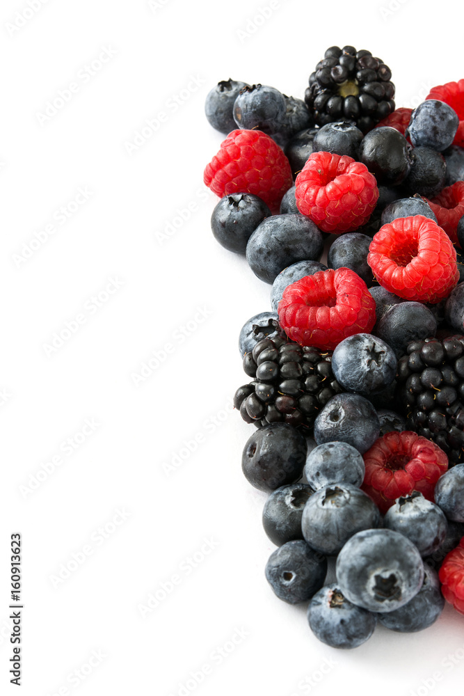 Healthy berries isolated on white background
Healthy berries isolated on white background