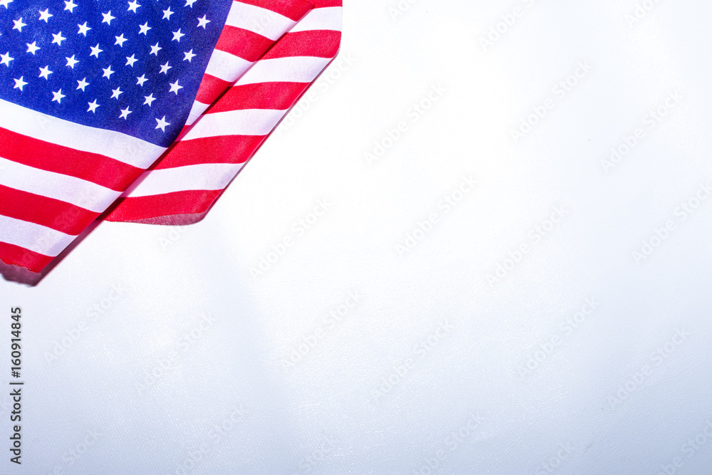 Beautifully star and striped United States of America flag