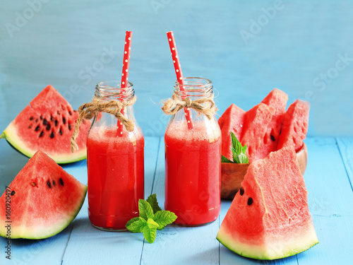 Fresh watermelon smoothie