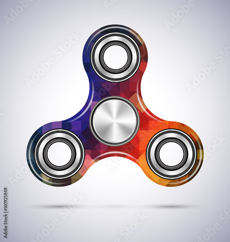 Spinner mosaic design illustration vector