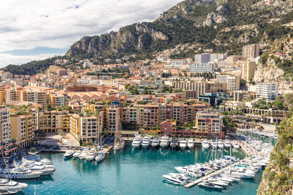 Monaco Fontvieille cityscape