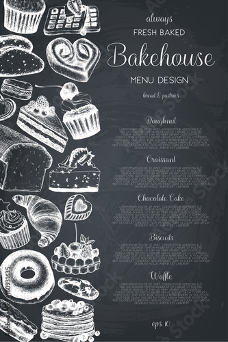 hand drawn baking design