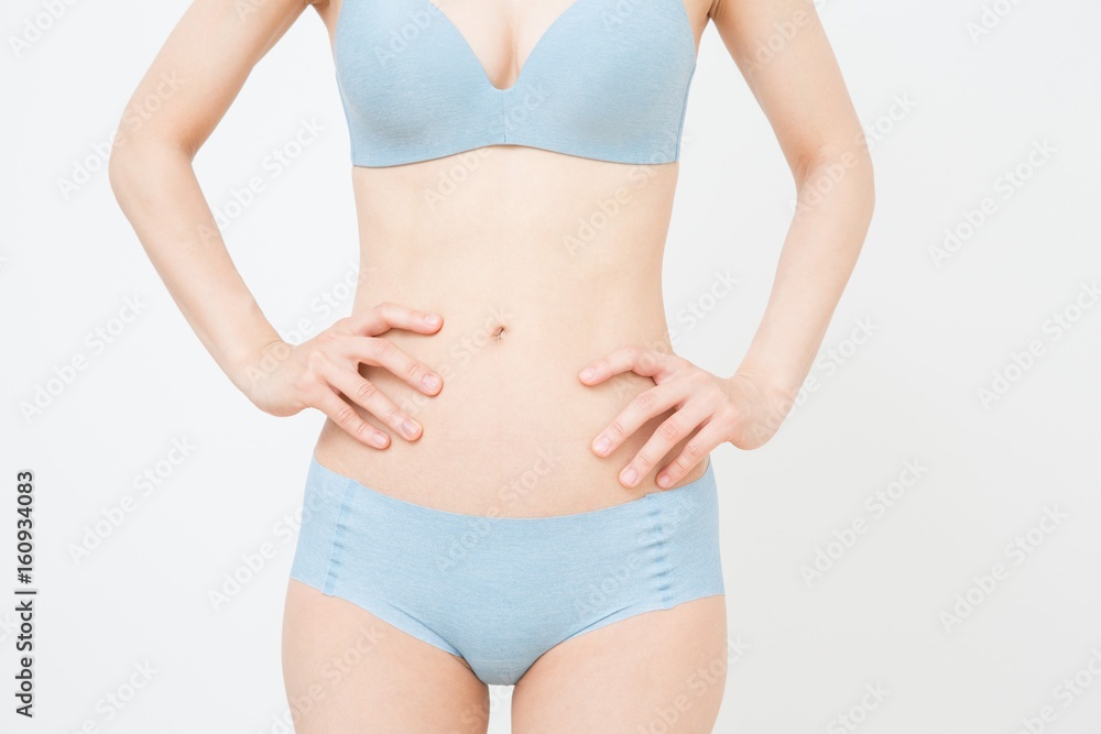 女性のお腹 女性のお腹