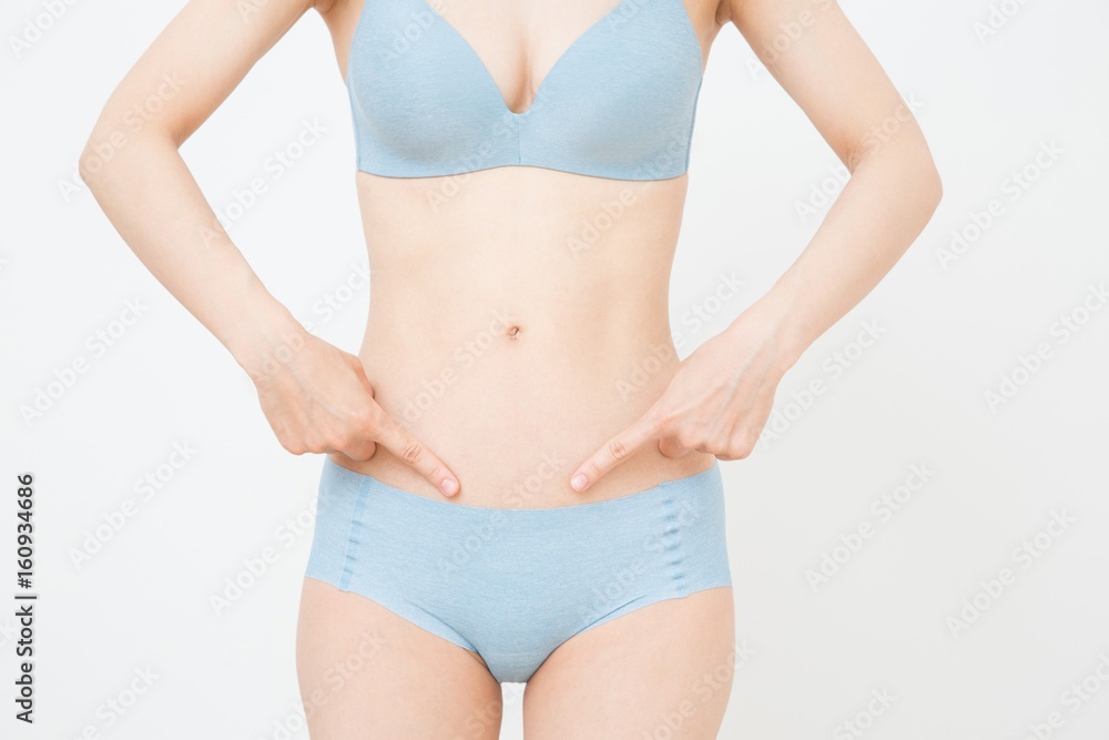 女性のお腹 女性のお腹