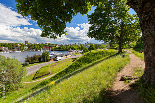 Lappeenranta, Finland - Saima lake in the center of the Lappeenranta. View from the fort. © Irina Sen