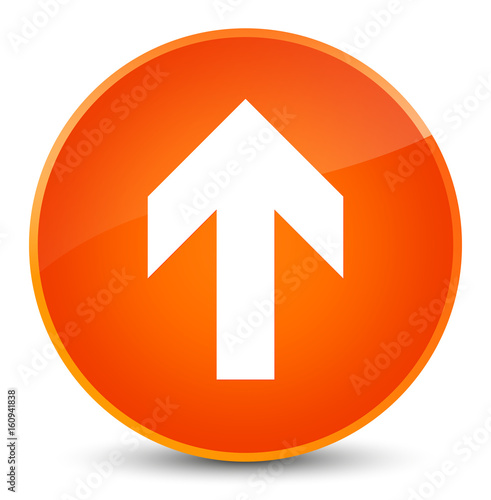 Free Download Upload arrow icon elegant orange round button - GFXLoad