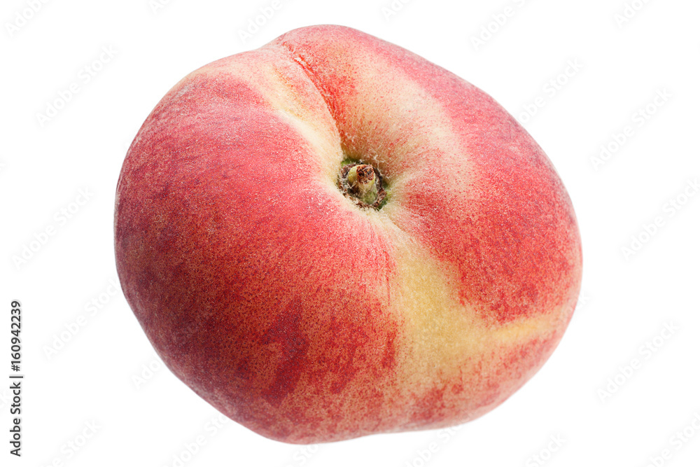 Figs peach fruit on white Figs peach fruit on white