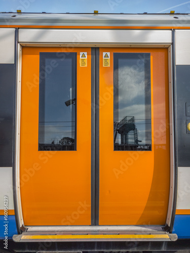 Train doors of London overground