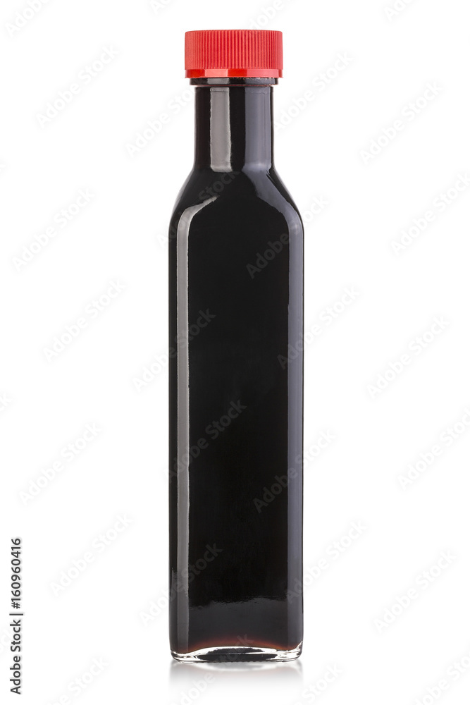 Oyster sauce isolated on white Oyster sauce isolated on white
