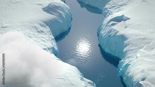 Glaciers Aerial View