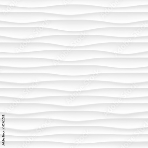 Fototapeta Naklejka Na Ścianę i Meble -  White texture. abstract pattern seamless. wave wavy nature geometric modern.