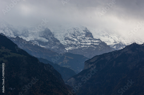 Swiss Alps in the fog © yashka7