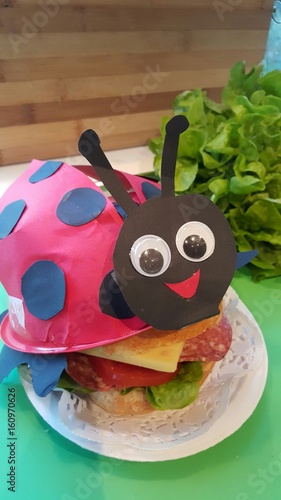               lady bug burger                                                                                                