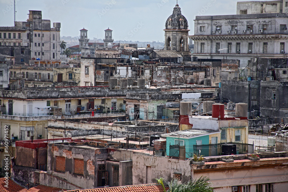 Roofs Havana Cuba