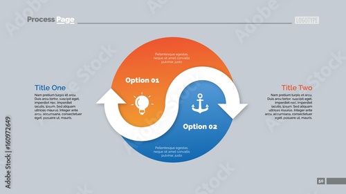 Yin Yang Sign Options Slide Template