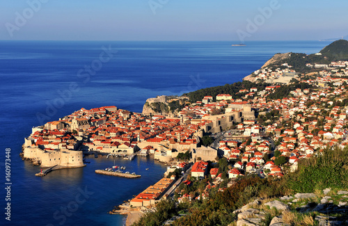 Fototapeta Naklejka Na Ścianę i Meble -  Panorama of historical centre of Dubrovnik