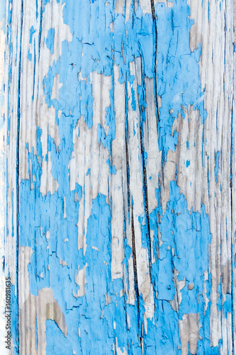 Blue Wood Paint Background